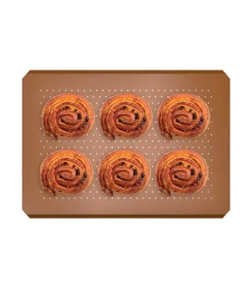 Bandeja microperforada con silicona para horno 46x33 Foro.Silico de Unox