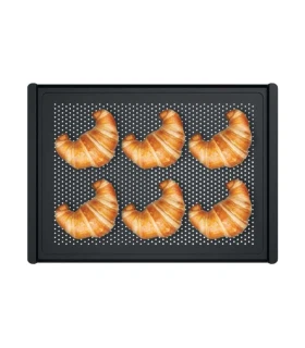Bandeja en aluminio microperforada con tratamiento antiadherente FO...