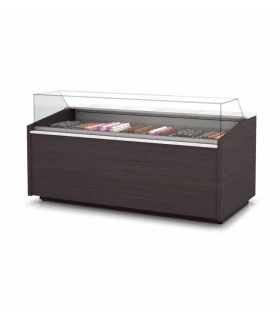 Vitrina Modular Expositora Cristal Recto 2005x1000mm VEG-10-20-TF