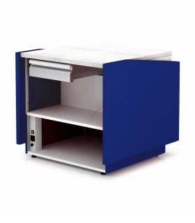 Mueble de Caja Vitrina Recta Modular VEG-10