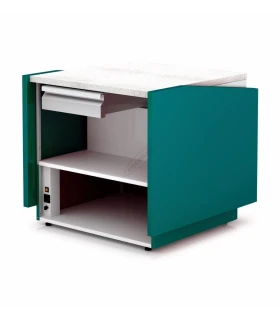 Mueble de Caja Vitrina Recta Modular VEG-10