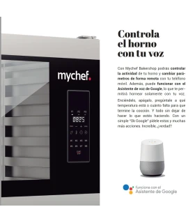 Horno de inyección directa Mychef Bakershop Air-S 10 x 60x40