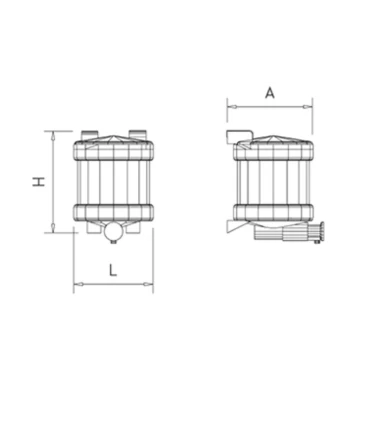 Dispensadores Dosificador de plástico para gel o jabón 1 litro Fricosmos 460202