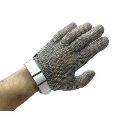 Seguridad Guante de malla inox reversible con correa Fricosmos 448600