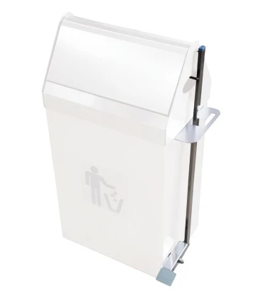 Contenedores y Papeleras Papelera de 44 litros con puerta basculante en acero inox Fricosmos