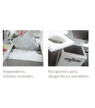 Mesas Neutras Coctelería Mesa Acero Inoxidable para Coctelería 1200x745x900mm Eratos MCE/S-120