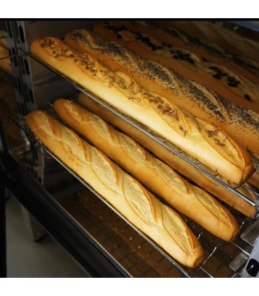 Bandejas Unox 46x33 Parrilla cromada ultraligera de 4 canales para baguette precocida 4... Unox GRP310 Bandejas Unox 46x33 Parrilla cromada ultraligera de 4 canales para baguette precocida 4... Unox GRP310
