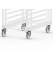 Kit de 4 Ruedas para Soporte hornos FM