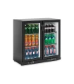 Back Bar negro 3 puertas batientes Infrico ERV 35 SH altura 85 cms