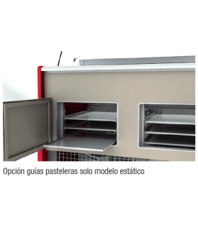 Kit Guías por Puerta para bandejas 60x40 Vitrina Docriluc VE con Re...