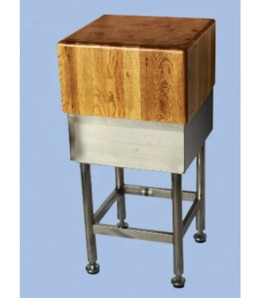 Tajos de Corte Tajo de madera con 4 patas inox insonorizado sin portacuchillos altura 90 cms Sacopisa V-S