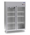 Armario expositor refrigerado inox 2 puertas 1275x730mm S-1000 C