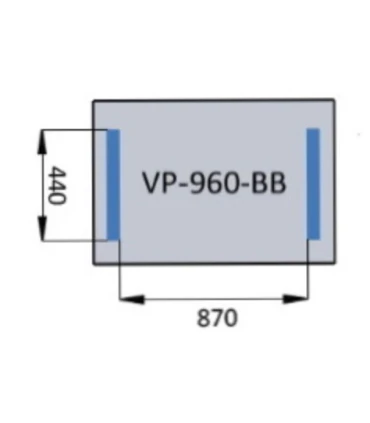 Envasadoras Envasadora al Vacío AK Ramon doble soldadura en paralelo VP-960BB AK Ramon