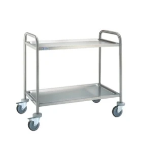 Carro inox de servicio 2 estantes de 800x500 Edenox CE-852