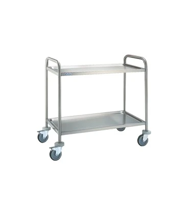 Carros de Servicio Carro inox de servicio 2 estantes de 900x500 Edenox CE-952 Edenox 19004882