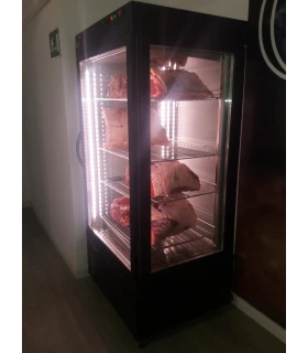 Armario expositor de carne de 1 cuerpo 900mm Tekna Glassy Line