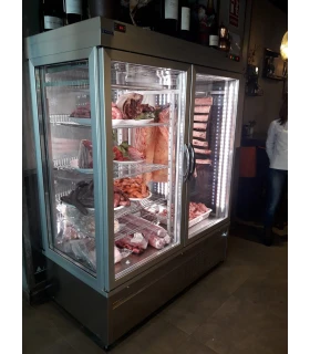 Armario expositor de carne de 2 puertas 1500mm Tekna Glassy Line