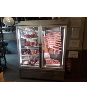 Armario expositor de carne de 2 puertas 1500mm Tekna Glassy Line