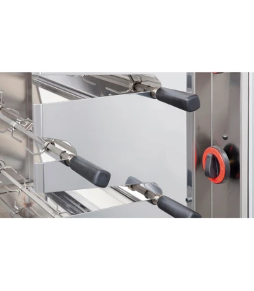 Asadores de Pollos Asador de pollos a gas por infrarrojos de 15 espadas Ind 15 de Feca Feca 00-015901