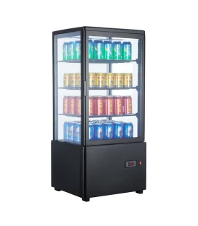 Vitrina Refrigerada Sobremesa 4 Caras de Cristal 447x400x969mm XC78L