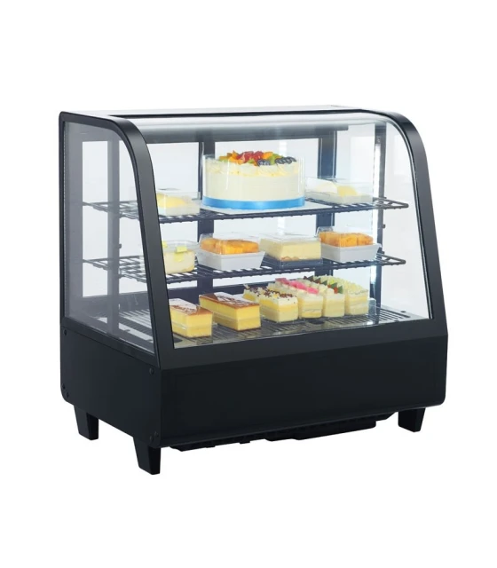 Vitrina refrigerada curva de sobremostrador VECC100L