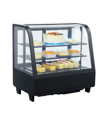 Vitrinas Mostrador Vitrina refrigerada curva de sobremostrador VECC100L Clima Hostelería