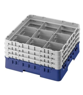 Cesta para 9 Copas y Vasos Diámetro Máximo 14.9 cms Cambro 9S