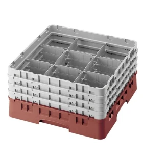 Cesta para 9 Copas y Vasos Diámetro Máximo 14.9 cms Cambro 9S