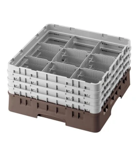 Cesta para 9 Copas y Vasos Diámetro Máximo 14.9 cms Cambro 9S