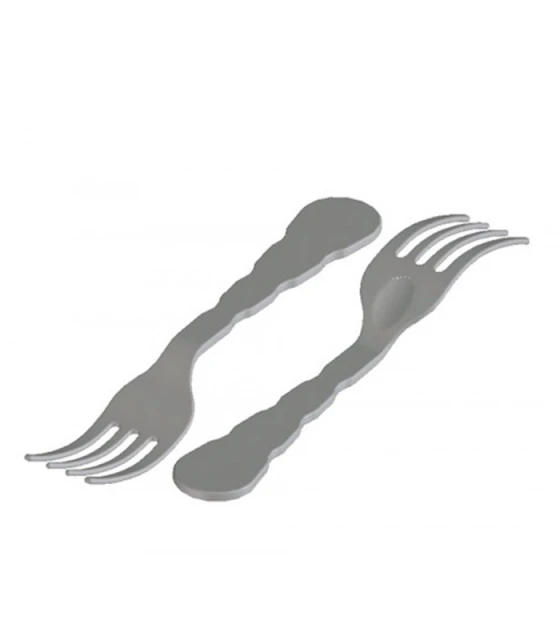 Tenedor en polipropileno (120 unidades) Gris 90