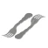 Tenedor en polipropileno (120 unidades) Gris 90