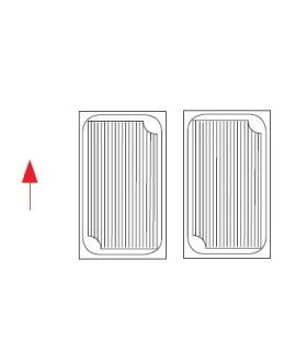 Horno digital FM STP 642 para 2 bandejas 60x40mm panadería y pizzas