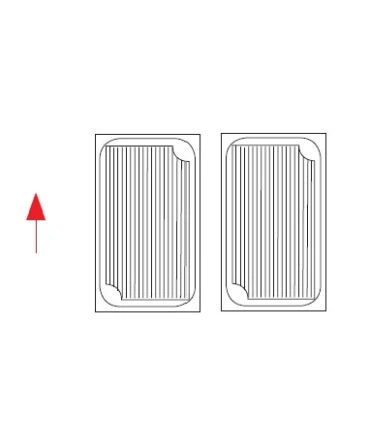 Hornos 60x40 Horno digital FM STP 642 para 2 bandejas 60x40mm panadería y pizzas FM 710587