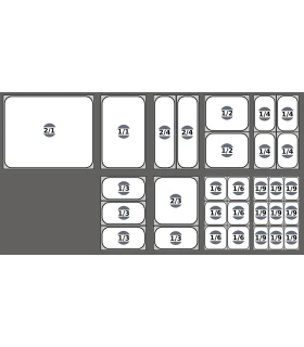 Cubeta Edenox GN 2/1 Acero Inoxidable AISI 304