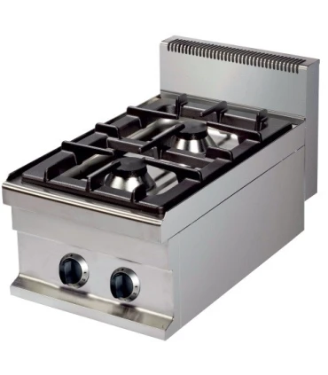 Cocinas a Gas Cocina a gas con mueble 2 fuegos 6+6kw 400x700x900h mm GR711 Arisco GR-711 + D712