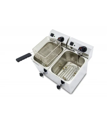 Freidoras Eléctricas Freidora eléctrica con grifo 10+10 litros monofásica EVO1010G Arilex EVO1010G Freidoras Eléctricas Freidora eléctrica con grifo 10+10 litros monofásica EVO1010G Arilex EVO1010G