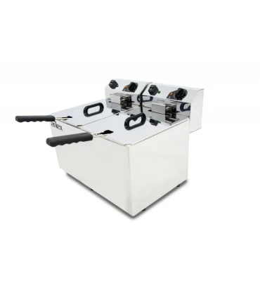 Freidoras Eléctricas Freidora eléctrica sin grifo 10+10 litros monofásica EVO1010 Arilex EVO1010