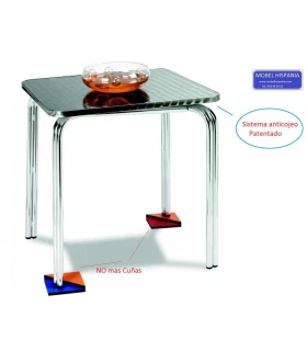 Mesa anticojeo ES.Table Armazón de Aluminio M3500