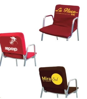 Cojín Completo para silla recta de Terraza Tejido Naútico Bio Plus