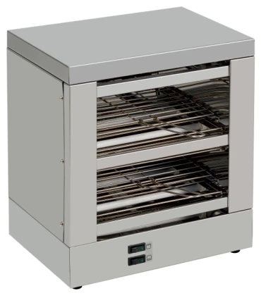 Tostadores eléctricos Tostador 2 pisos Slim Line con resistencias de cuarzo Clima Hostelería TE2