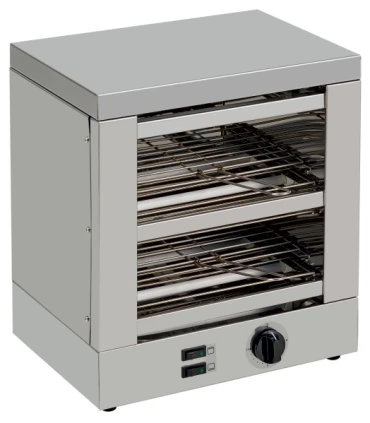 Tostadores eléctricos Tostador 2 pisos Slim Line con resistencias de cuarzo Clima Hostelería TE2