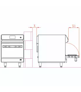 Horno Rápido Microondas + Convección Edenox Chef N´Go MICRO-1217HS