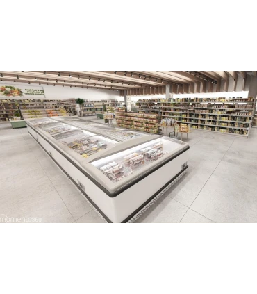 Islas Supermercado Isla de congelados con desescarche automático SLB Más que Frío