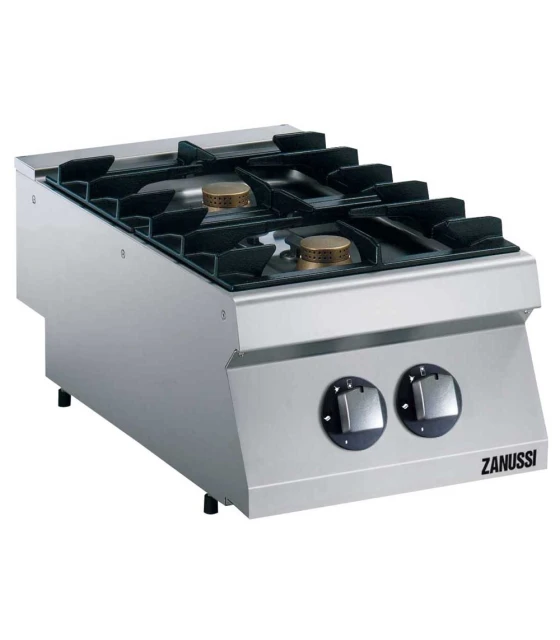 Cocina a gas sobremesa 2 quemadores Zanussi EVO700