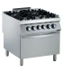 Cocina 4 fuegos con horno de convección a gas Zanussi EVO900