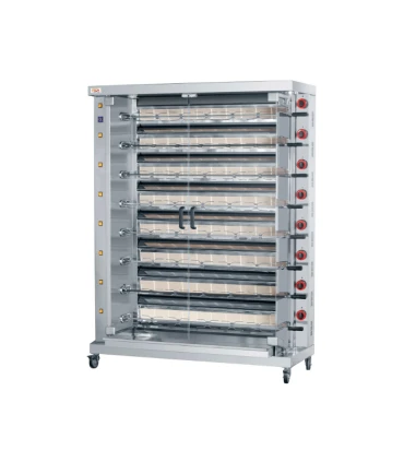Asadores de Pollos Asador de pollos a infrarrojos de 8 espadas Indes 8 de Feca Feca 00-084847