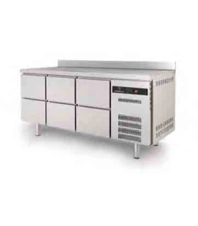 Mesa Snack Refrigerada 1495x600mm con 4 cajones Coreco TSR-150-S