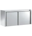 Armario de Pared de Acero Inoxidable con puertas correderas y escurreplatos Distform