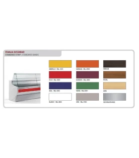 Vitrina 3025mm Modular Refrigerada Charcutera Cristal Recto Elevabl...