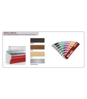 Vitrina 3025mm Modular Refrigerada Charcutera Cristal Recto Elevabl...